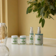 H product 全ラインナップ 30ml 110ml ヘアオイル バーム クリーム 自然派ヘアケア 鎌倉発 植物と一緒のイメージカット