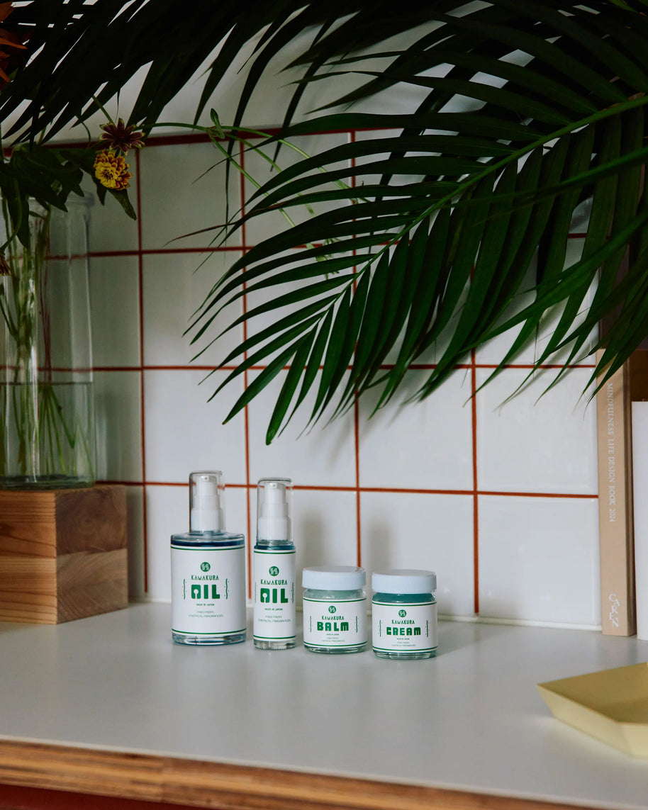 H product 全ラインナップ ヘアオイル 30ml 110ml バーム クリーム 自然派ヘアケア 鎌倉発 植物と一緒のイメージカット