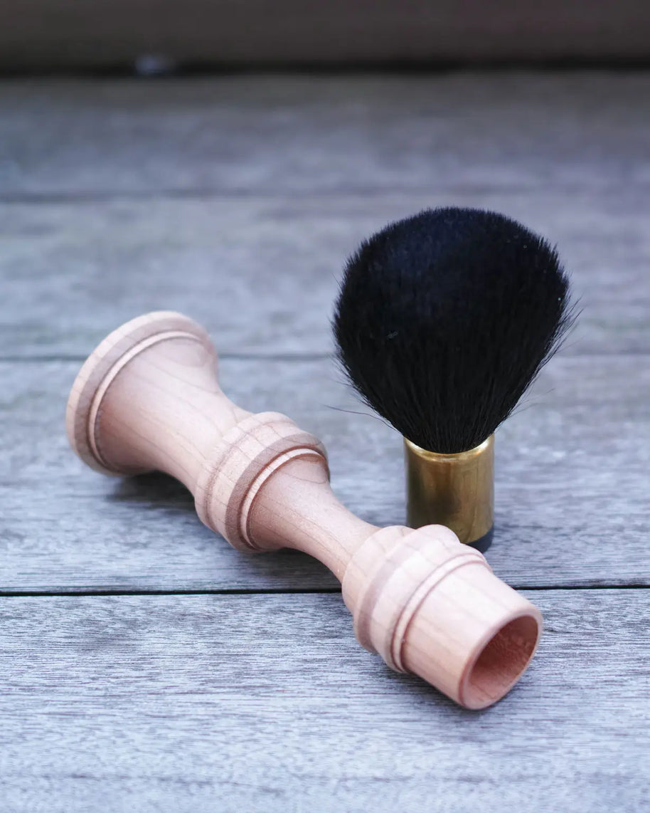 HUMBLE CRAFT フェイスブラシ 交換可能パーツ 天然木グリップ ＆ ブラシヘッド 日本製 職人仕上げ